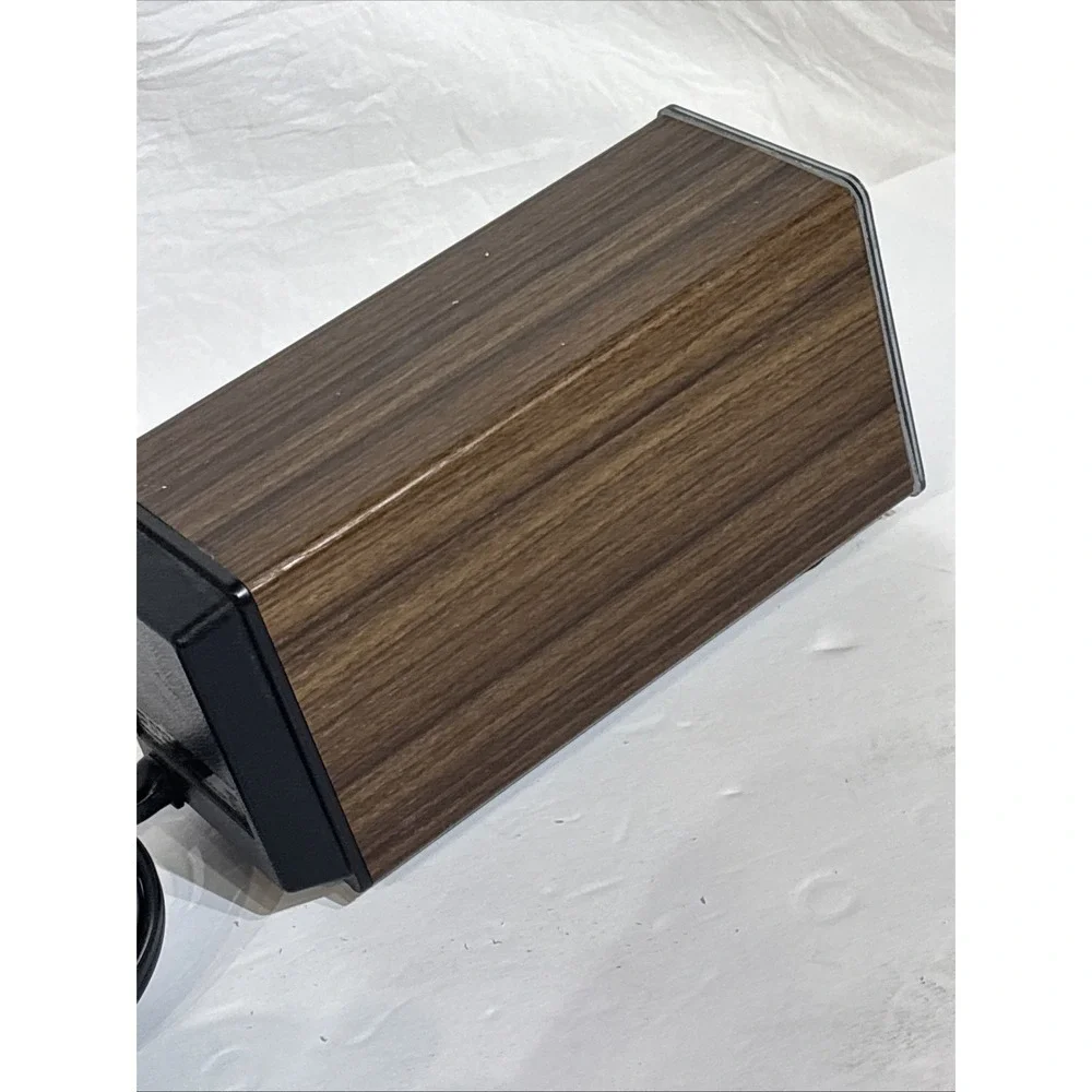 VINTAGE PANASONIC KP-77N AUTO STOP WOODGRAIN ELECTRIC PENCIL SHARPENER Tested